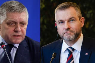 Premiér Robert Fico (vľavo) a prezident Peter Pellegrini