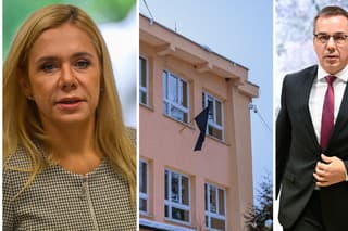 Podpredsedníčka vlády a ministerka hospodárstva SR Denisa Saková (Hlas-SD) a minister práce, sociálnych vecí a rodiny SR Erik Tomáš (Hlas-SD). 