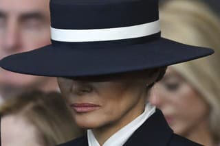 Melania Trump bola počas inaugurácie po boku svojho manžela Donalda Trumpa.