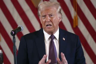 Na snímke zvolený prezident USA Donald Trump.