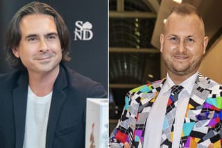 Matej Drlička (vľavo) nám potvrdil, že sa uchádza o post riaditeľa DPOH. Martin Jakubec si myslí, že slovenskí umelci sú „vyblokovaní“.