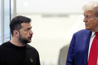 Volodymyr Zelenskyj a Donald Trump.