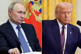 Vladimir Putin a Donald Trump.