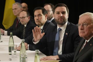Americký viceprezident J.D. Vance na bezpečnostnej konferencii v Mníchove.