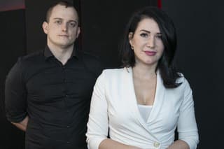 Jana Bittó CIgániková v Diskusnom klube so Šimonom Žďárským