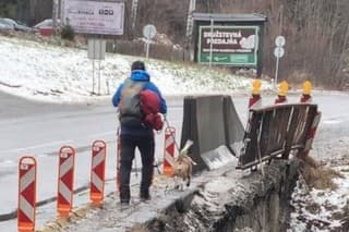 Gustáv bol zhorený zo stavu mosta medzi Ružomberkom a Banskou Bystricou.