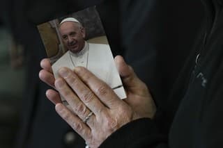 Fotografia pápeža Františka.