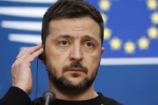 Ukrajinský prezident Zelenskyj.