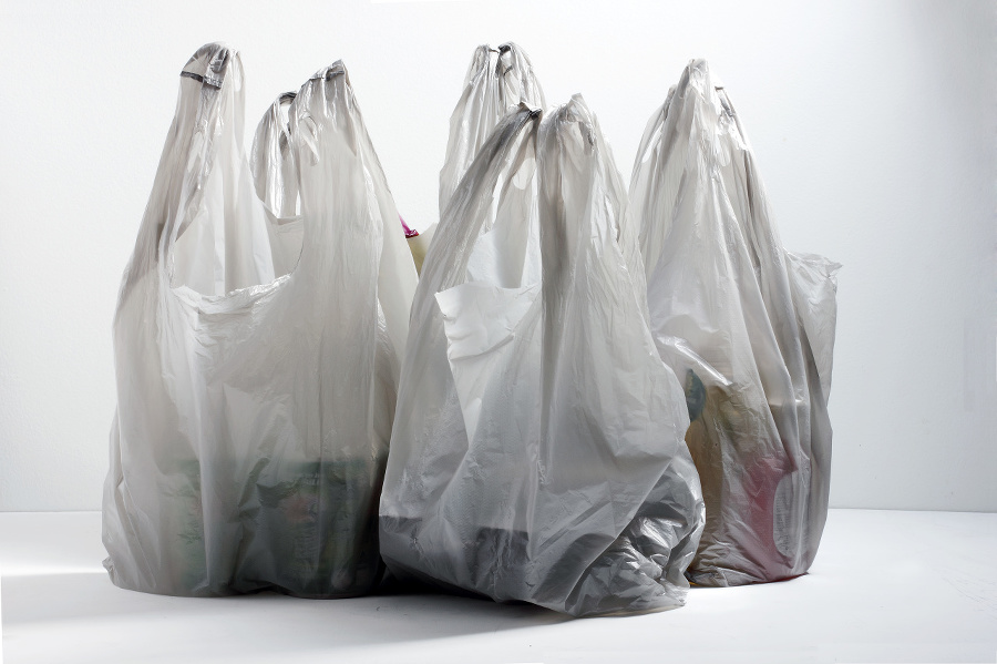 Shopping Bags on Table