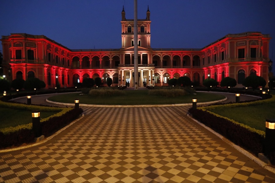 Paraguajský prezidentský palác je