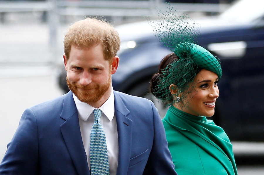 Princ Harry s manželkou Meghan. 