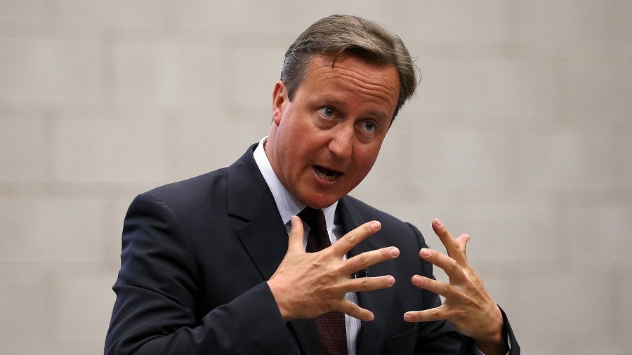 Britský premiér Cameron chce