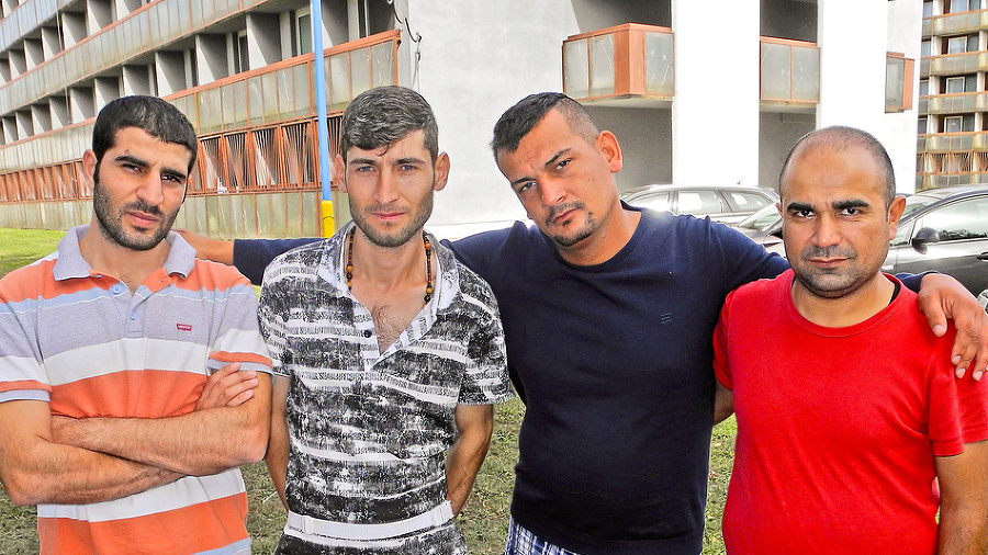Zľava: Turki, Mohammed, Ahmed,