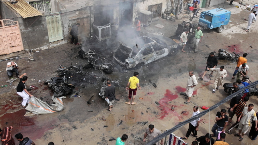 Výbuchy v Bagdade zabili
