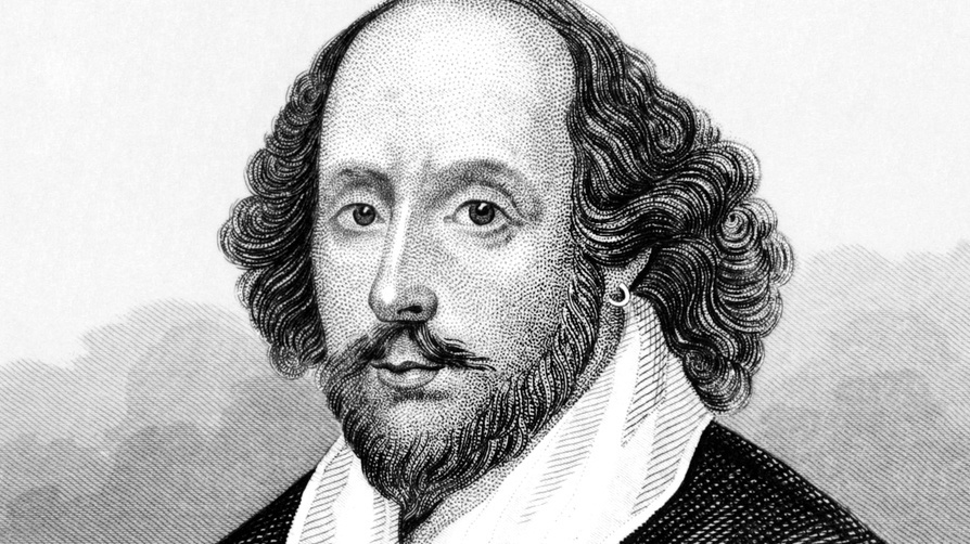 Britský dramatik William Shakespeare.