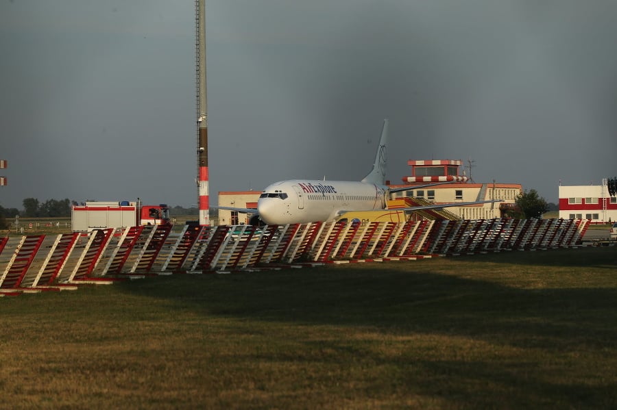 Na bratislavskom letisku núdzovo