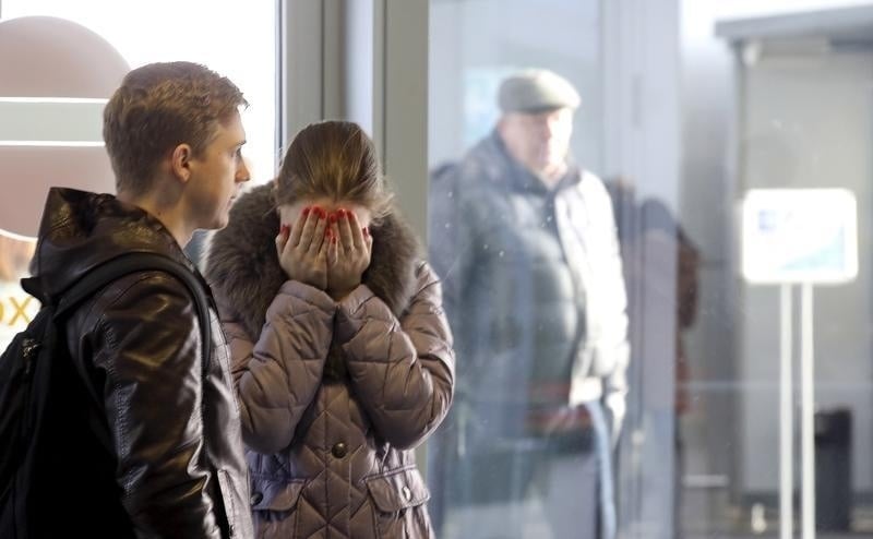 Na letisku Pulkovo, kde