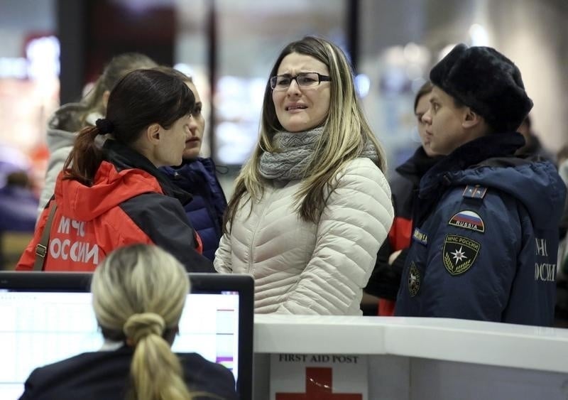 Na letisku Pulkovo, kde