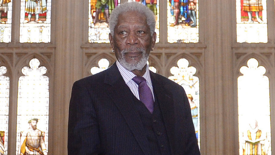 Herec Morgan Freeman. 