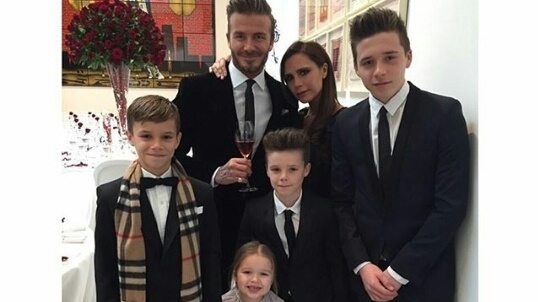 Spokojná rodinka Beckhamovcov pokope