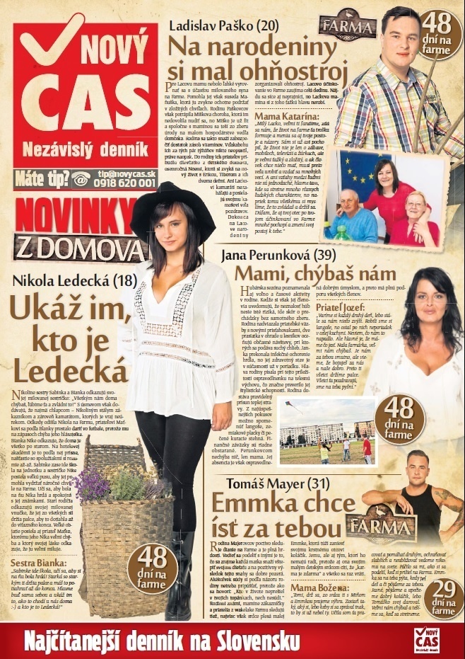 Kveta farmárom priniesla špeciálne vydanie Nového Času.