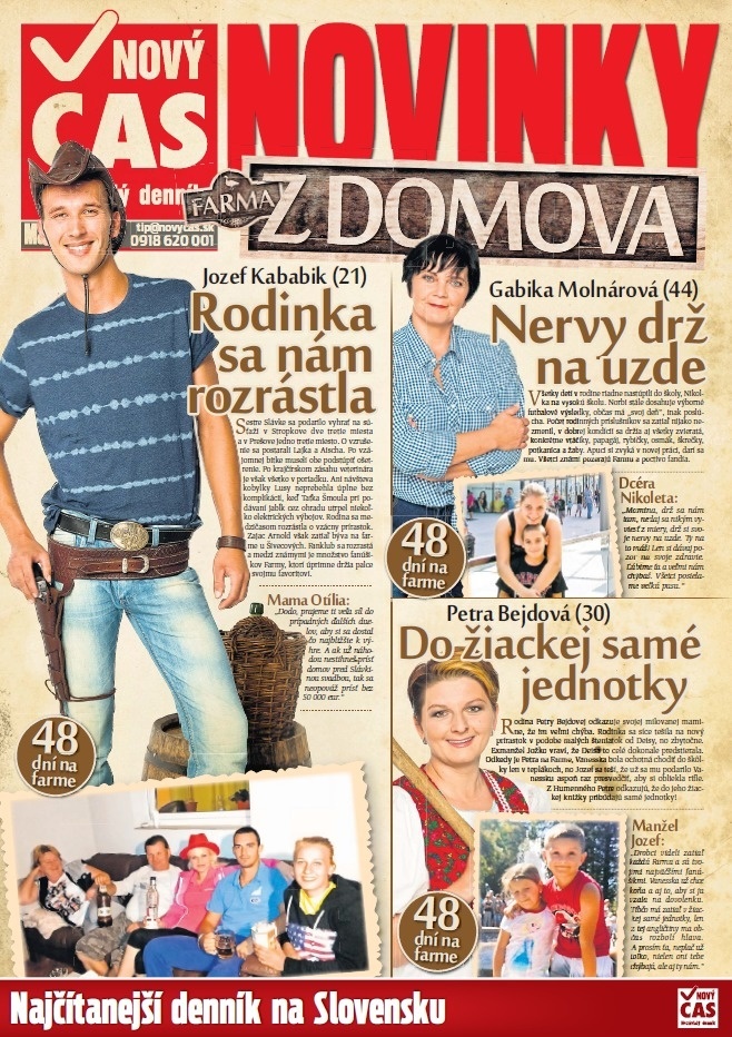 Kveta farmárom priniesla špeciálne vydanie Nového Času.