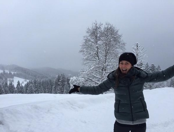 Ivanovičová si užíva sneh