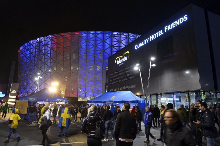 Friends Arena v Štokholme.