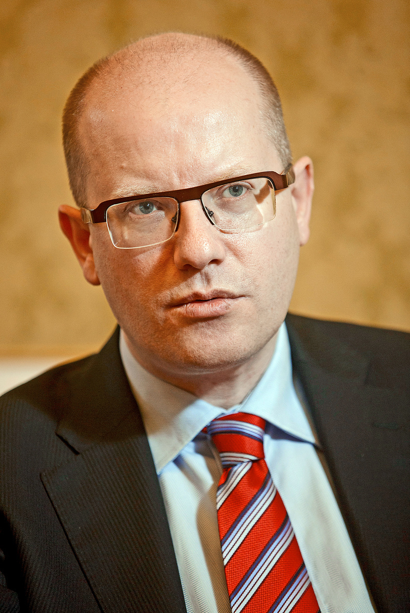 Bohuslav Sobotka, český premiér.