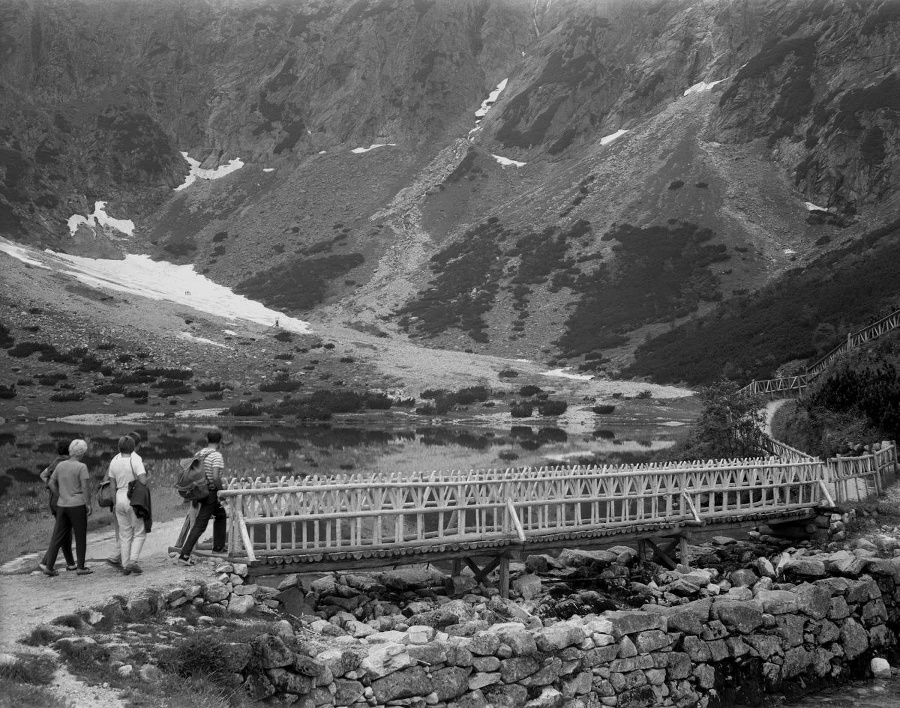 Mostík cez Zelené pleso