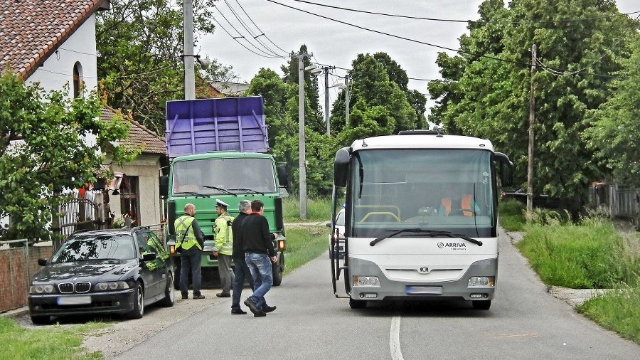 Autobus zrazil Mateja priamo