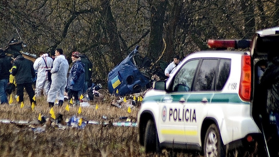 Vrtuľník sa zrejme zachytil