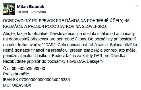 Na facebooku sa objavila