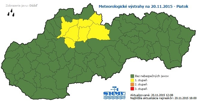 Žilinský kraj je pod