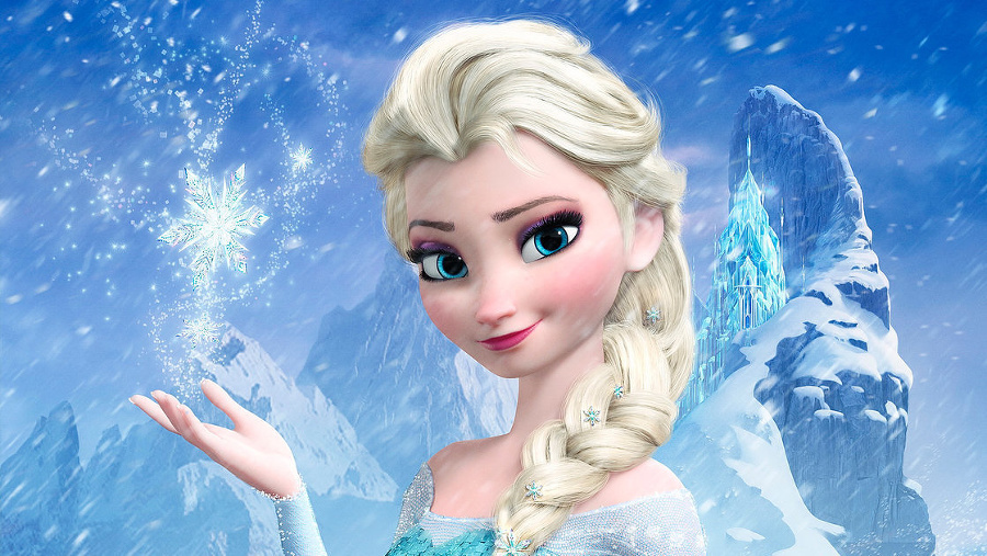Princezná Elsa z rozprávky