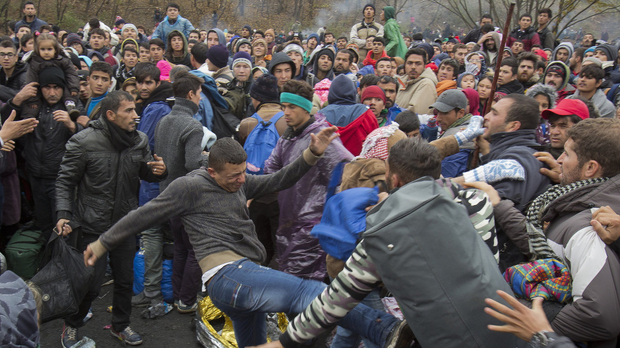 Bitka utečencov v provizórnom