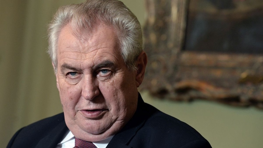 Český prezident Miloš Zeman.