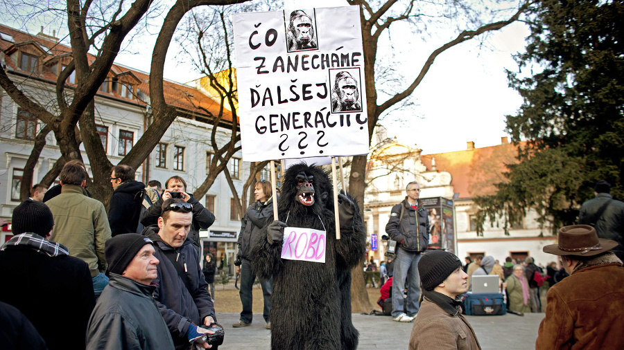 Pre kauzu Gorila demonštrovali