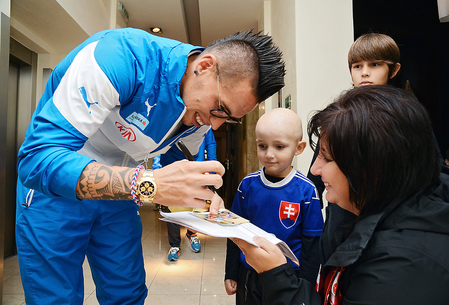 Futbalová hviezda Marek Hamšík