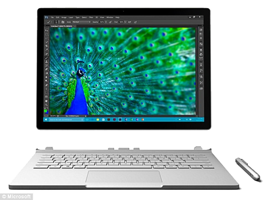 Surface Book má až