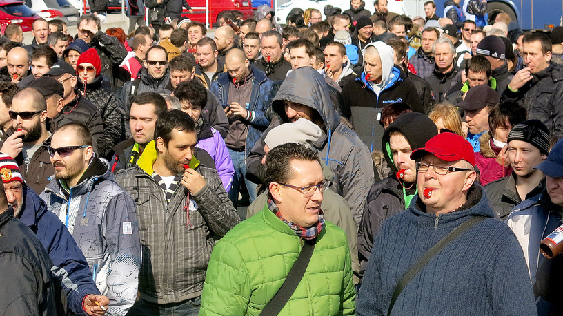 Na proteste sa zúčastnilo