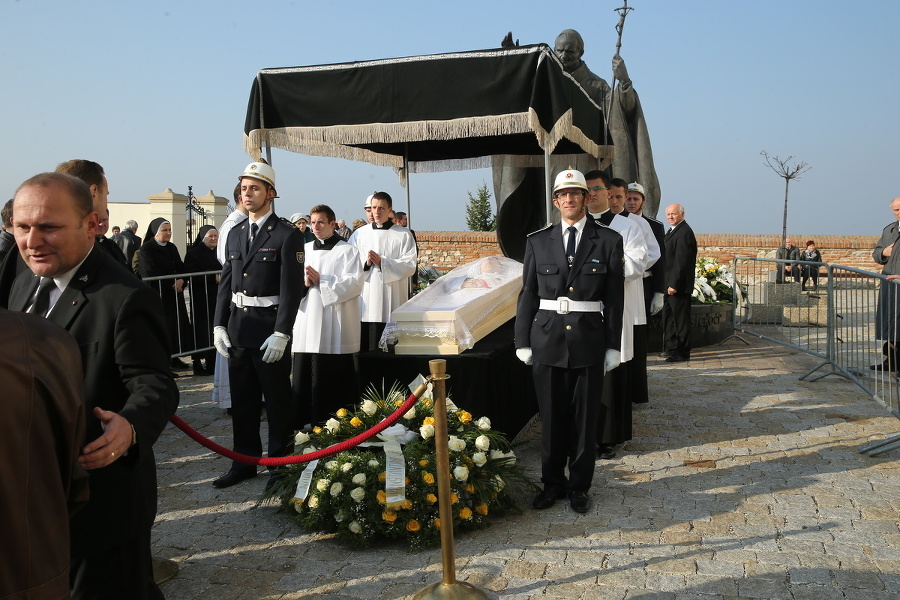Pohreb kardinála Korca.