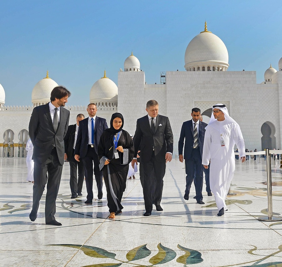 Arabské emiráty navštívil Fico