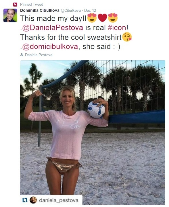 Daniela Peštová v tričku