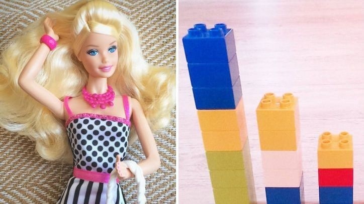 Barbie a Lego sú