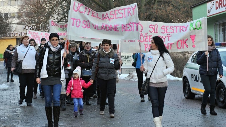 Zdravotné sestry svoju nespokojnosť