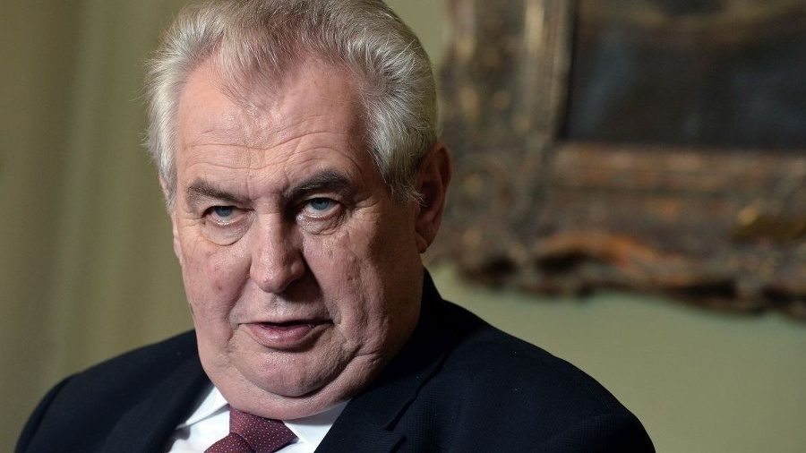 Český prezident Miloš Zeman.