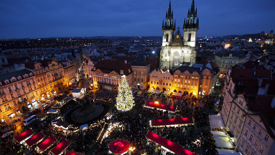 Vianočné trhy Praha.