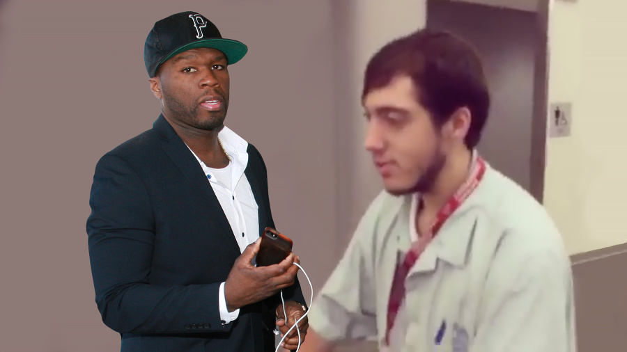 Raper 50 Cent verejne