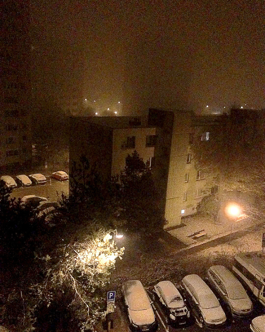 Snehová pokrývka v Bratislave